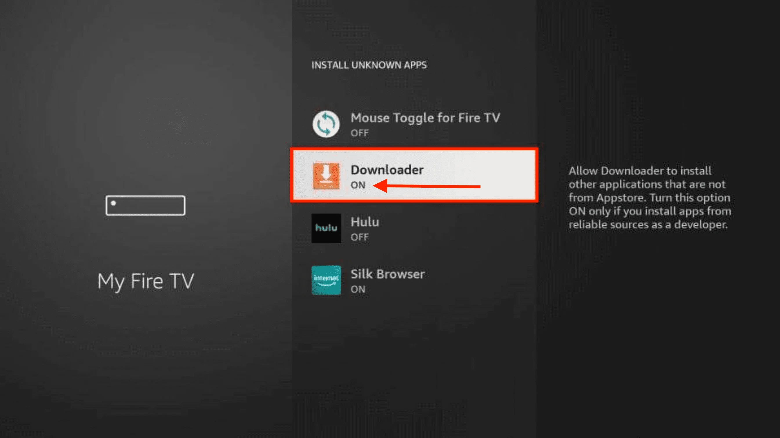 enable the Downloader app on Amazon Firestick - iptv on Firestick